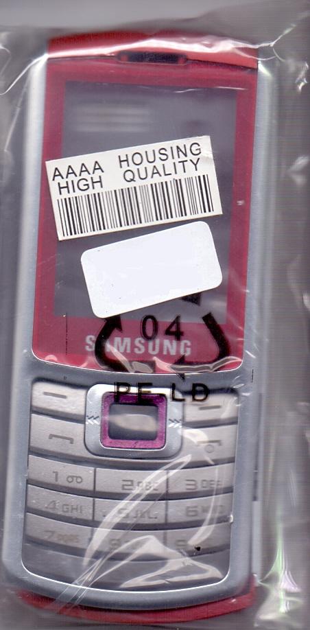Full Body Housing for Samsung S3310 Red with Silver Full Body Housing for Samsung S3310 Red with Silver