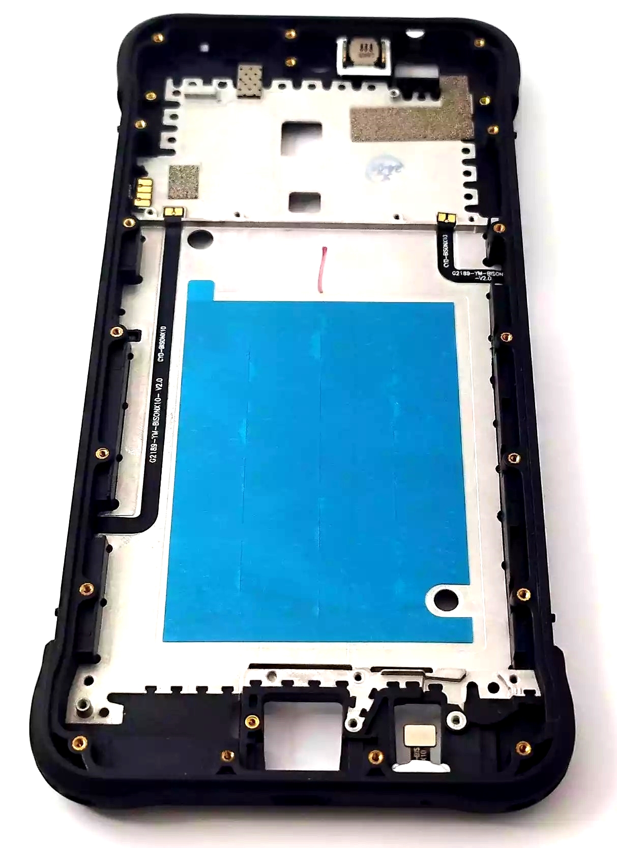 LCD Frame Middle Chassis for Umidigi Bison X20 - Black by Maxbhi.com