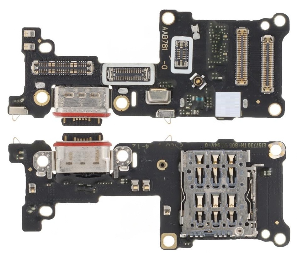 Charging Connector Flex PCB Board for Realme GT 6 by Maxbhi.com