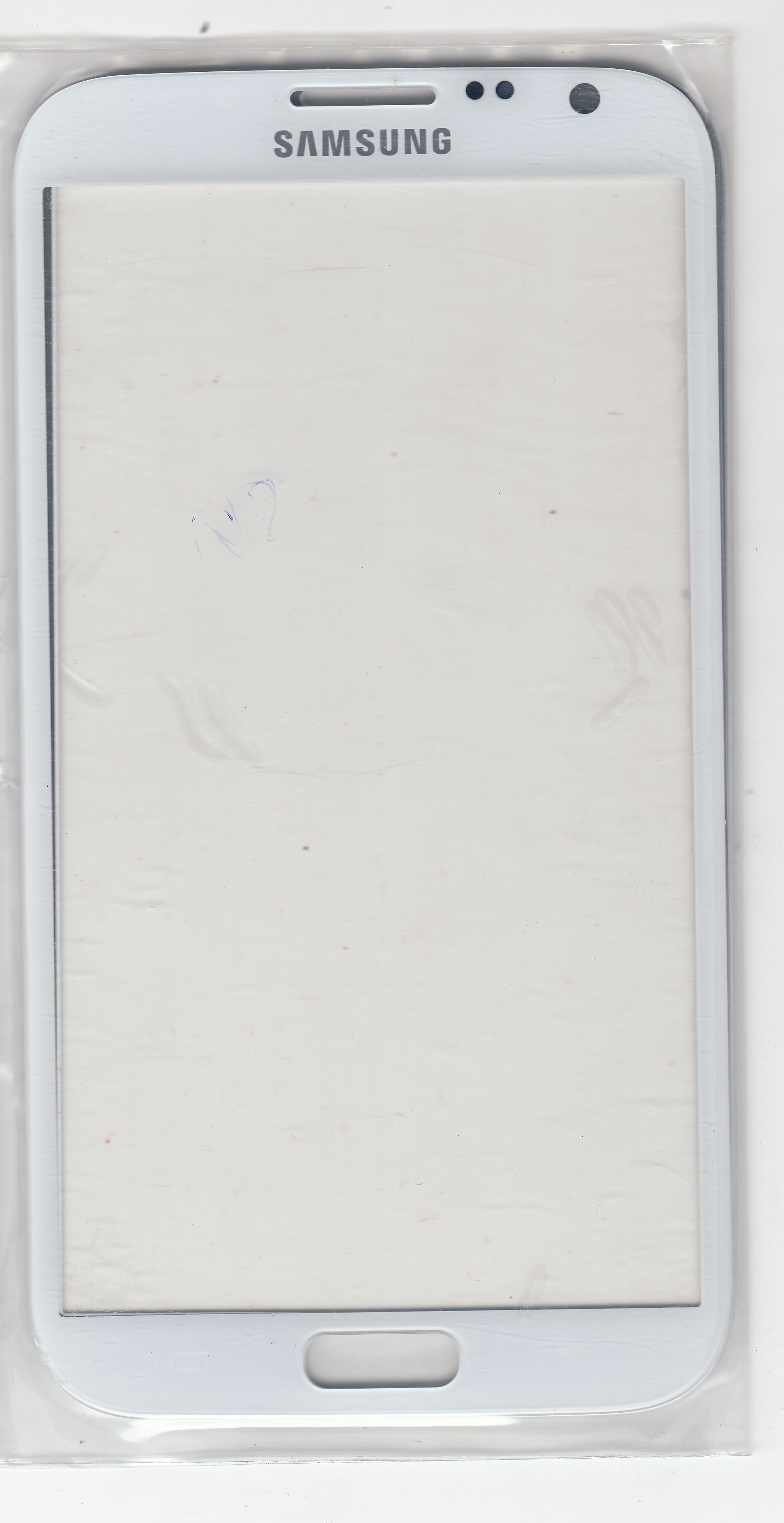 Glass for Samsung Note 2 N7100 White Glass for Samsung Note 2 N7100 White