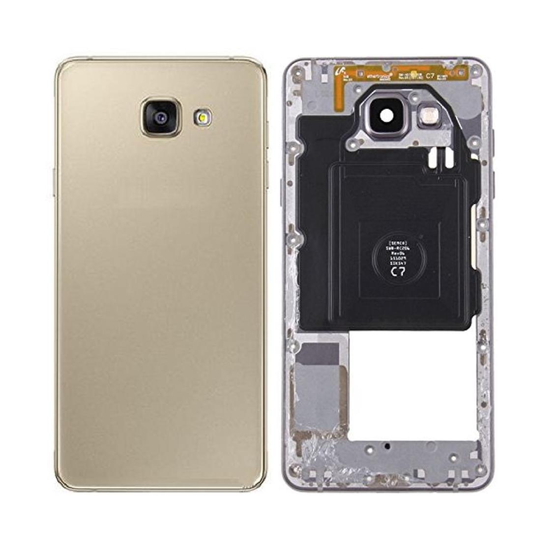 full body housing for samsung galaxy a7 2016 gold
