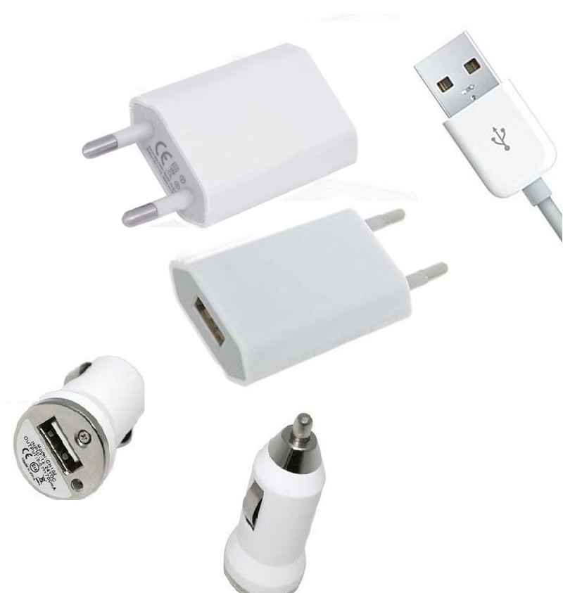 3 in 1 Charging Kit for Micromax Bolt A069 with USB Wall Charger, Car Charger & USB Data Cable 3 in 1 Charging Kit for Micromax Bolt A069 with USB Wall Charger, Car Charger & USB Data Cable