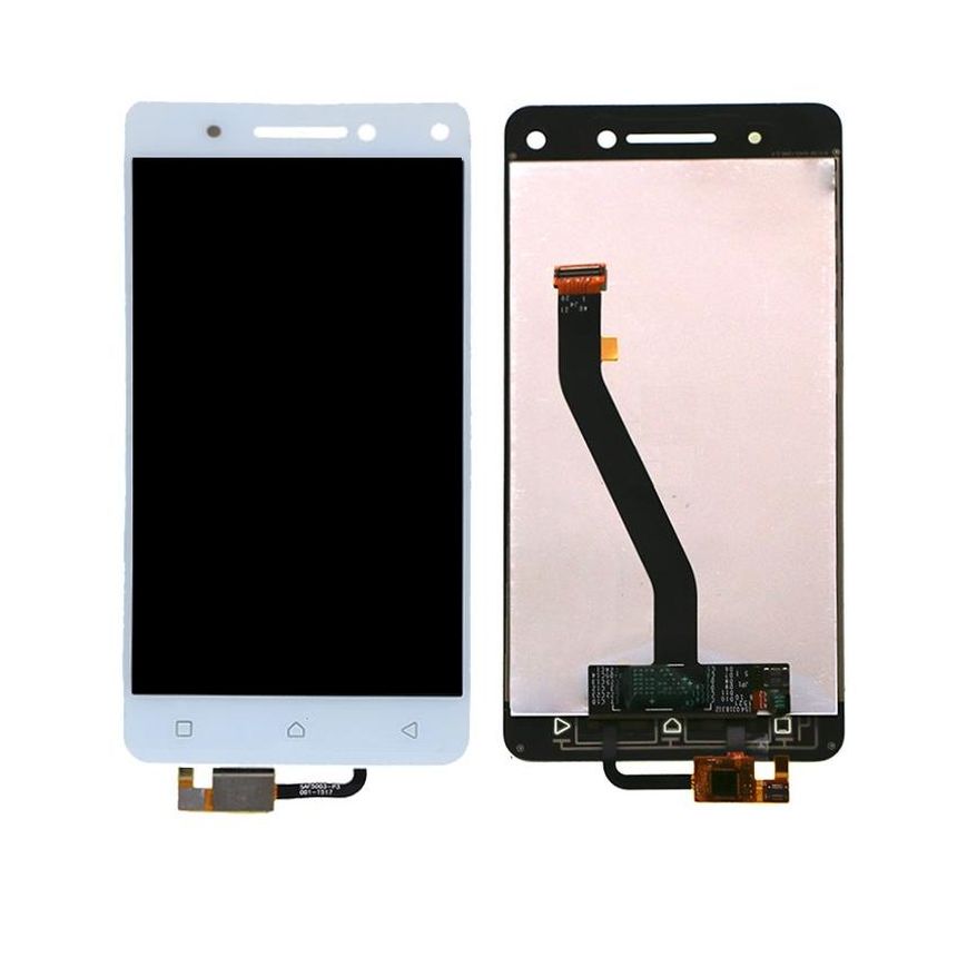 LCD with Touch Screen for Lenovo Vibe S1 - White by Maxbhi.com