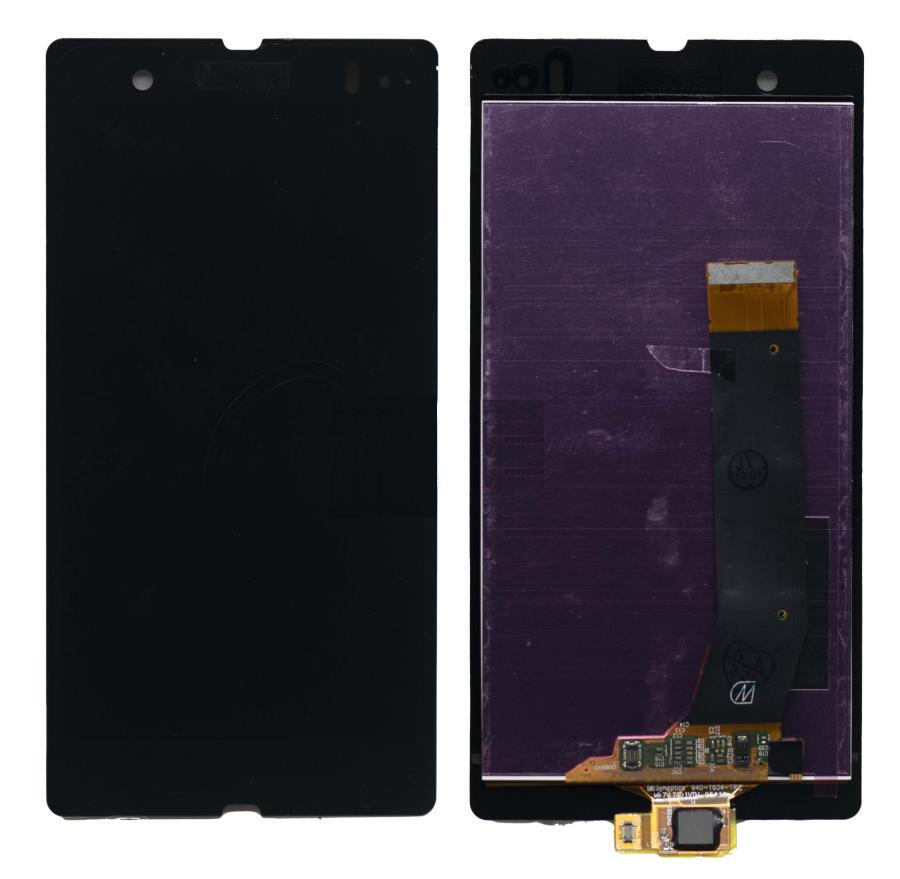 LCD with Touch Screen for Sony Xperia Z C6602 - Purple by Maxbhi.com