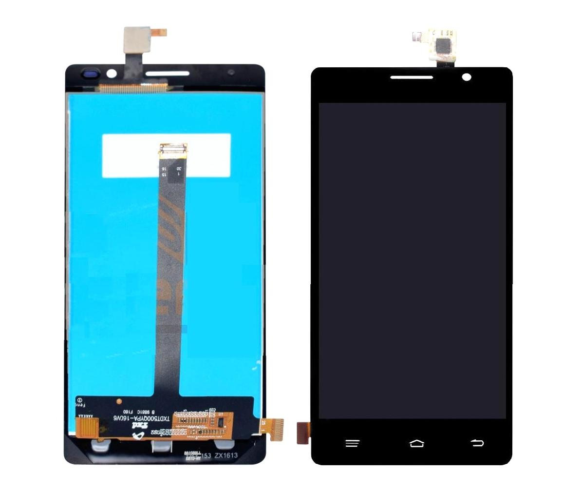 LCD with Touch Screen for Intex Aqua Power HD - Black by Maxbhi.com