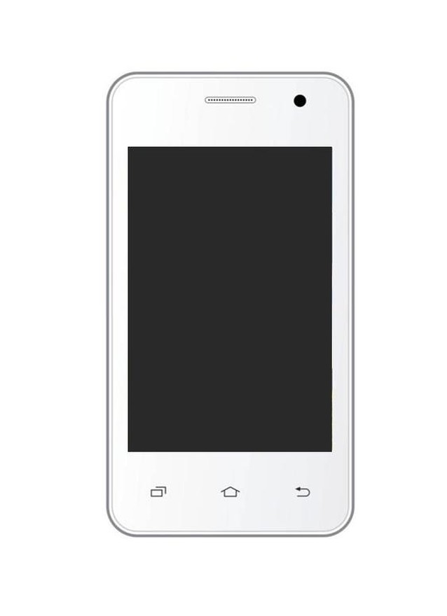 LCD with Touch Screen for Karbonn Smart A51 - White by Maxbhi.com