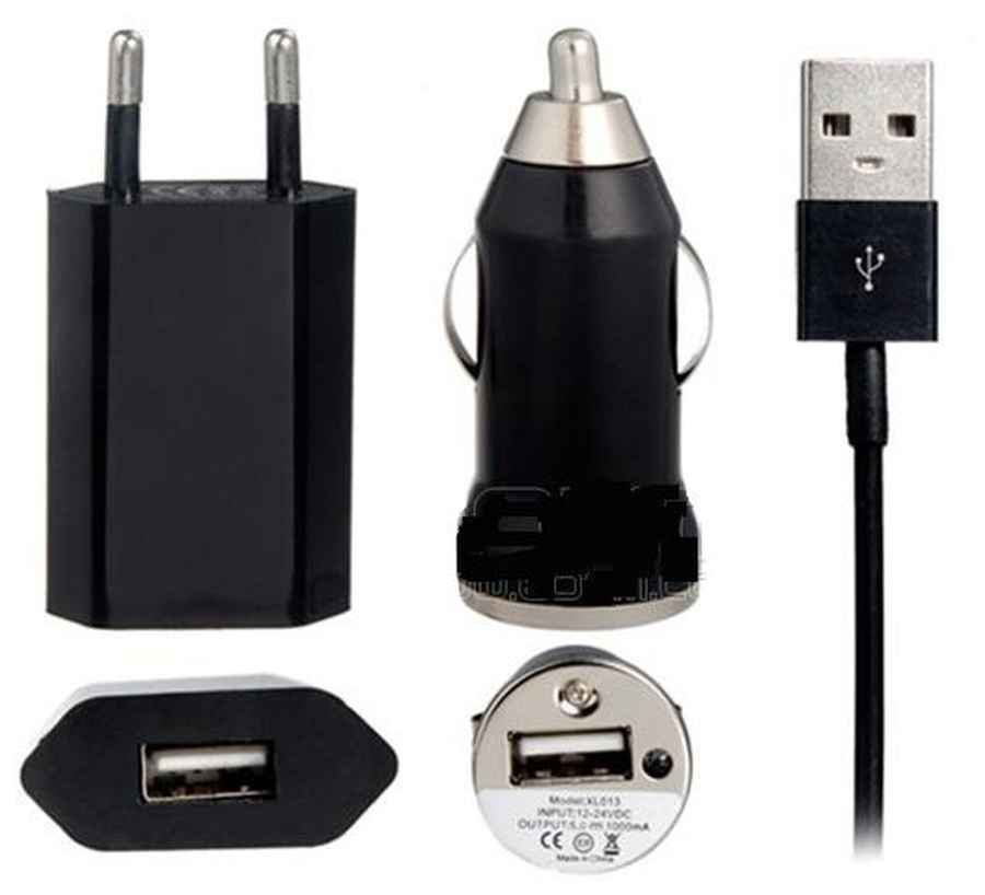 3 in 1 Charging Kit for Micromax Bolt A069 with USB Wall Charger, Car Charger & USB Data Cable 3 in 1 Charging Kit for Micromax Bolt A069 with USB Wall Charger, Car Charger & USB Data Cable