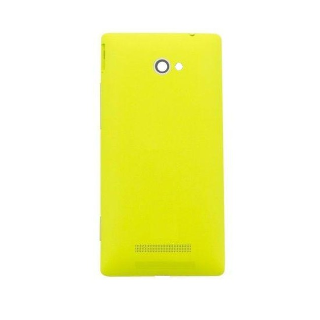 Back Panel Cover for HTC Windows Phone 8X - Yellow - Maxbhi.com
