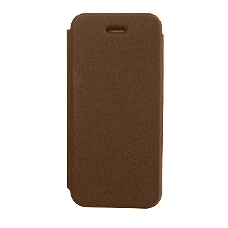 Flip Cover For Apple Iphone 5 5g Brown - Maxbhi Com Flip Cover For Apple Iphone 5 5g Brown - Maxbhi Com