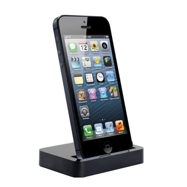 Mobile Holder For Apple iPhone 5 Dock Type Black Mobile Holder For Apple iPhone 5 Dock Type Black