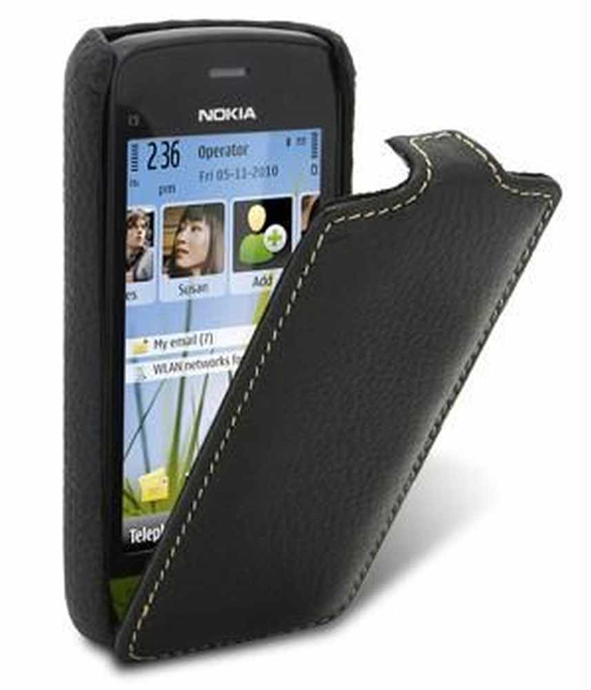 Flip Cover for Nokia C5-00 Black by Maxbhi.com
