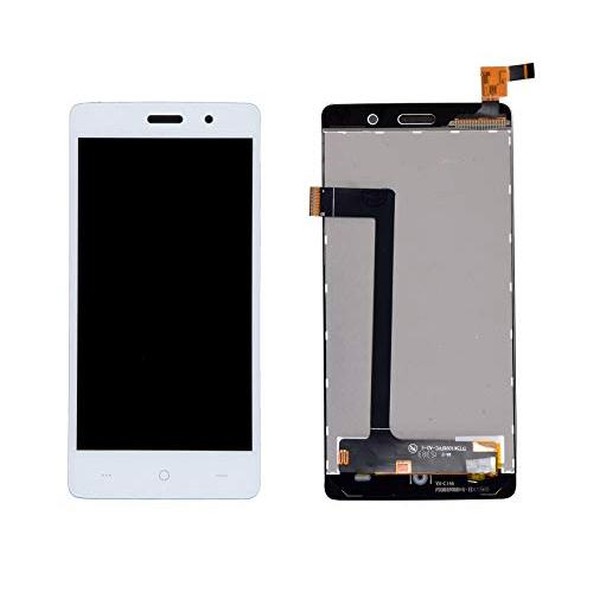 Lcd With Touch Screen For Lyf Water 6 White Gold By Maxbhi Com
