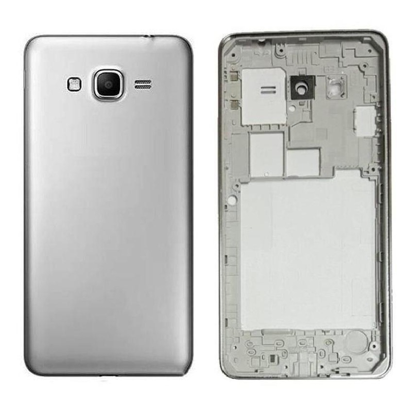 Full Body Housing For Samsung Galaxy Grand Prime Plus Silver Maxbhi Com