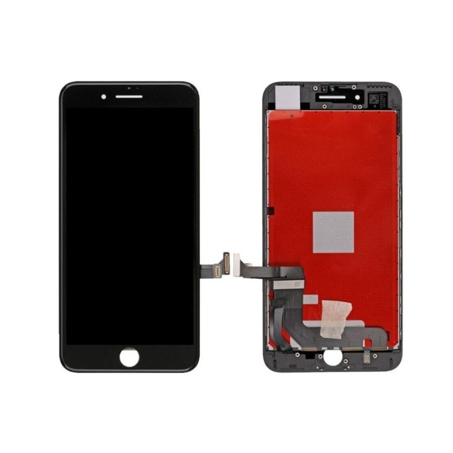 lcd with touch screen for apple iphone 7 256gb black display glass combo folder