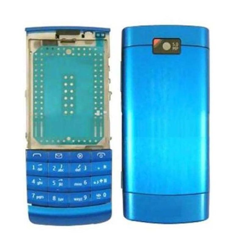 full body housing for nokia x3 02 touch and type blue