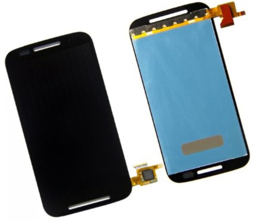 LCD with Touch Screen for Moto E 1st Gen - Black (complete assembly folder) LCD with Touch Screen for Moto E 1st Gen - Black (complete assembly folder)