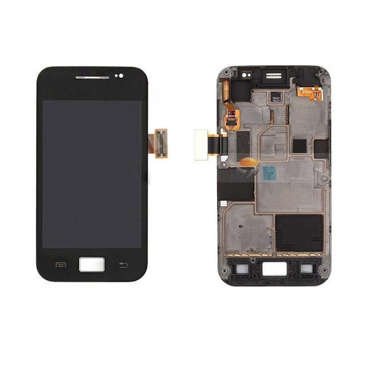 lcd with touch screen for samsung galaxy ace s5830i black display glass combo folder