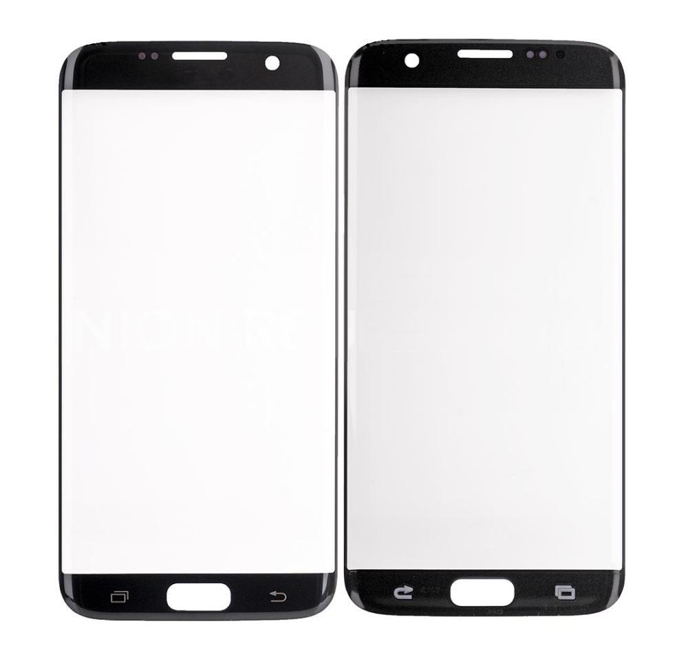 Replacement Front Glass for Samsung Galaxy S7 Edge Black by