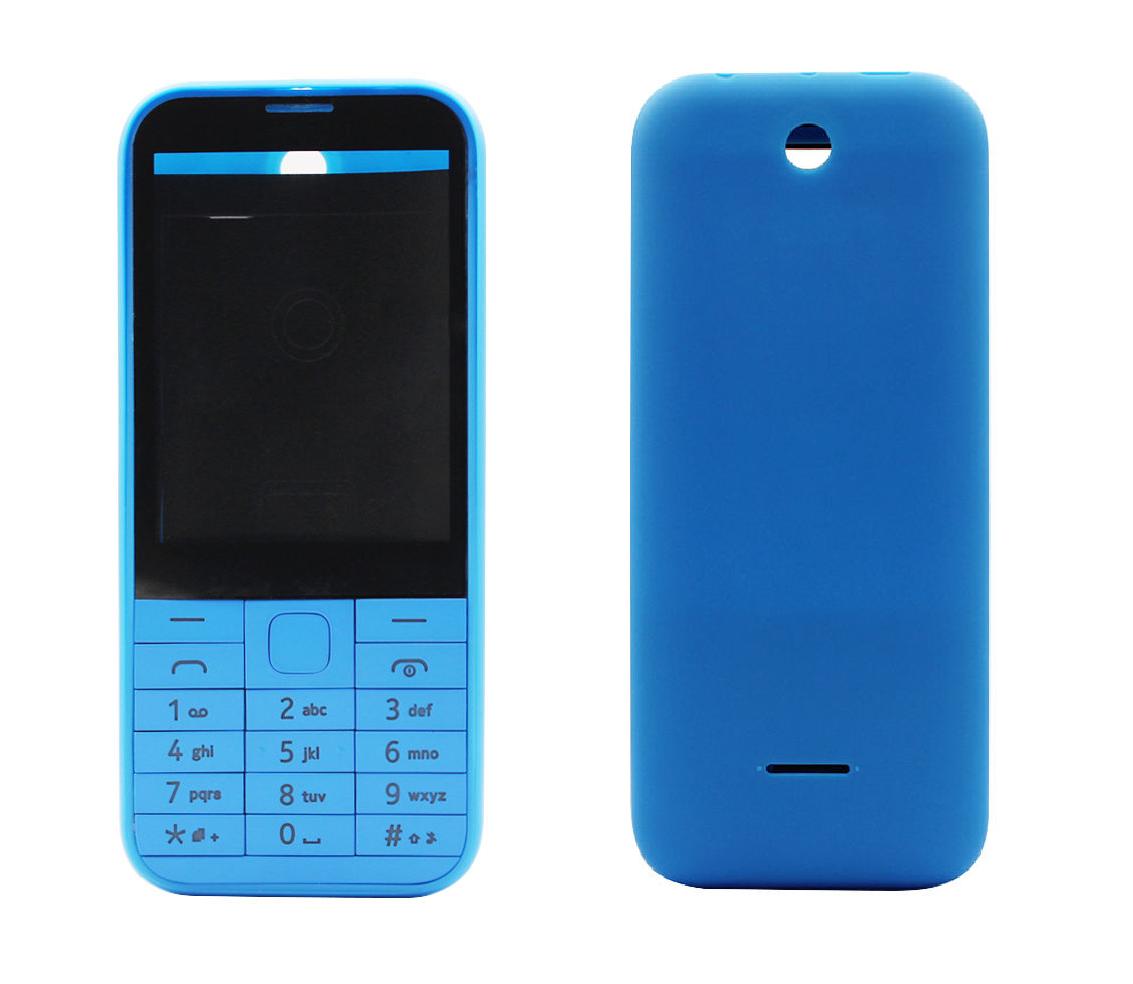 full body housing for nokia 225 dual sim blue