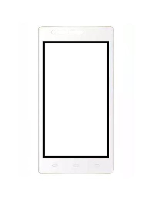 Replacement Front Glass for Spice Xlife 480Q - White by Maxbhi.com