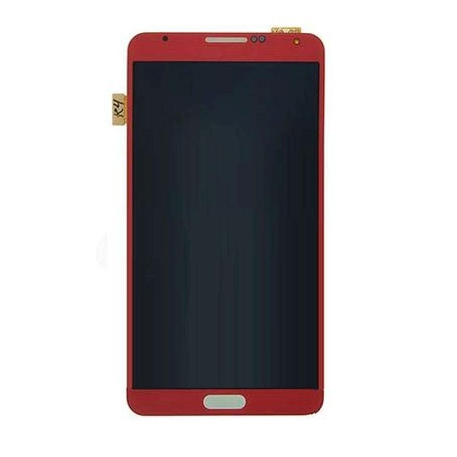 lcd with touch screen for samsung galaxy note 3 neo red display glass combo folder