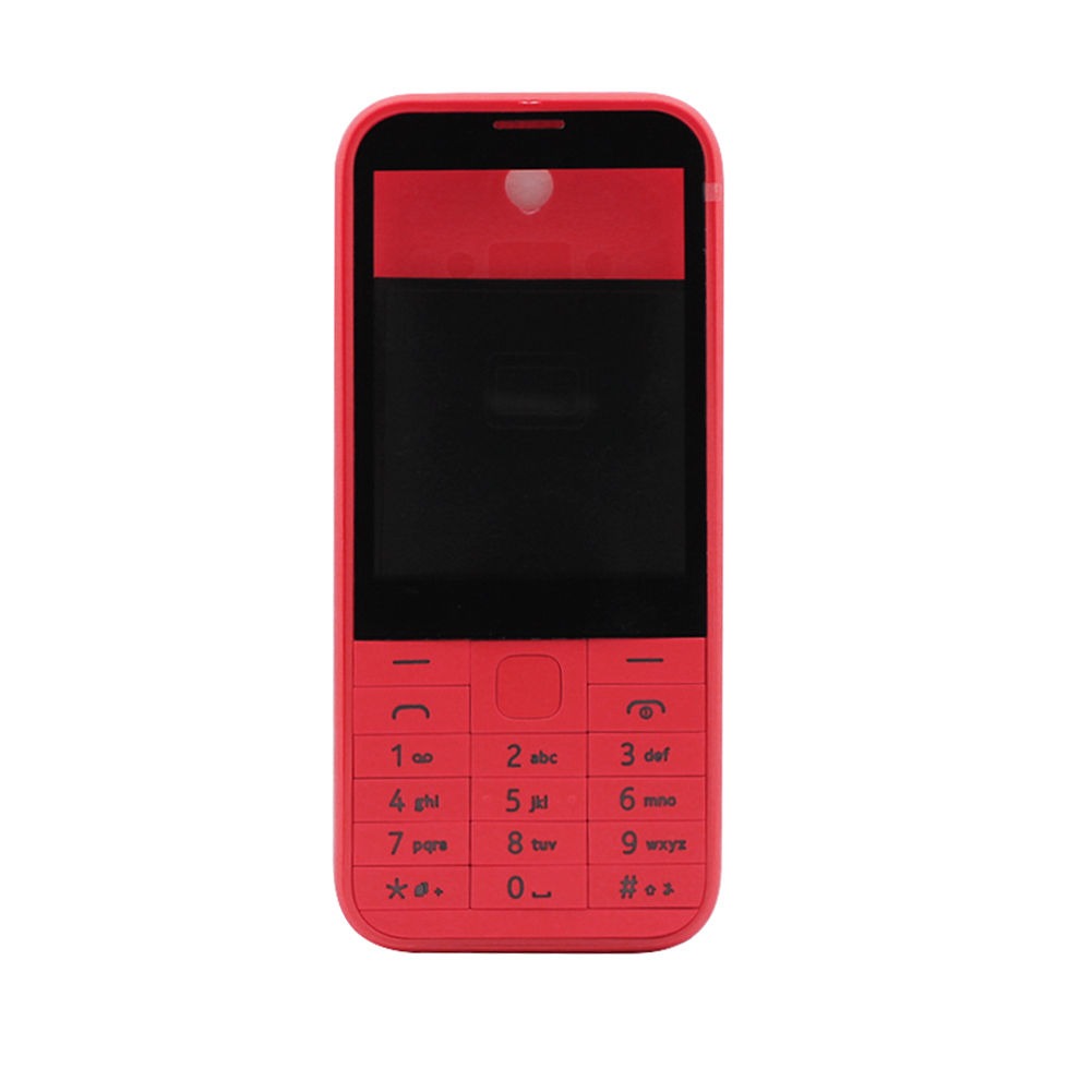 full body housing for nokia 225 dual sim red