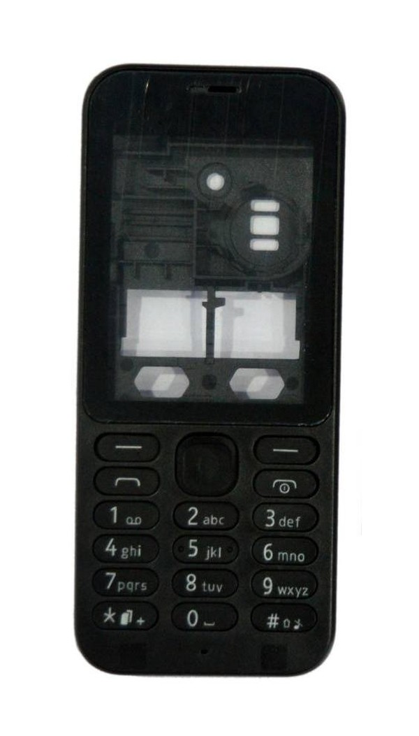 full body housing for microsoft nokia 215 dual sim black