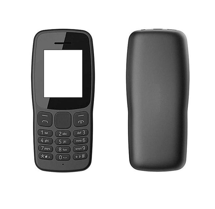 full body housing for nokia 106 2018 black