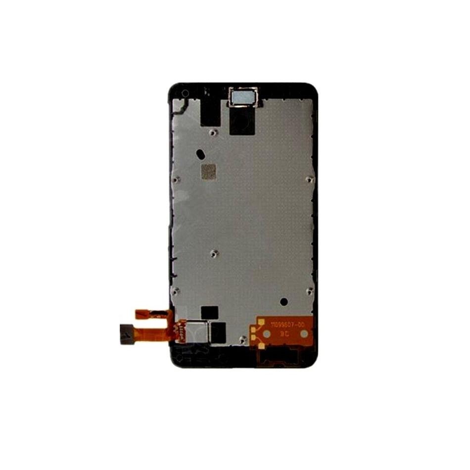 lcd with touch screen for nokia x dual sim rm 980 white display glass combo folder