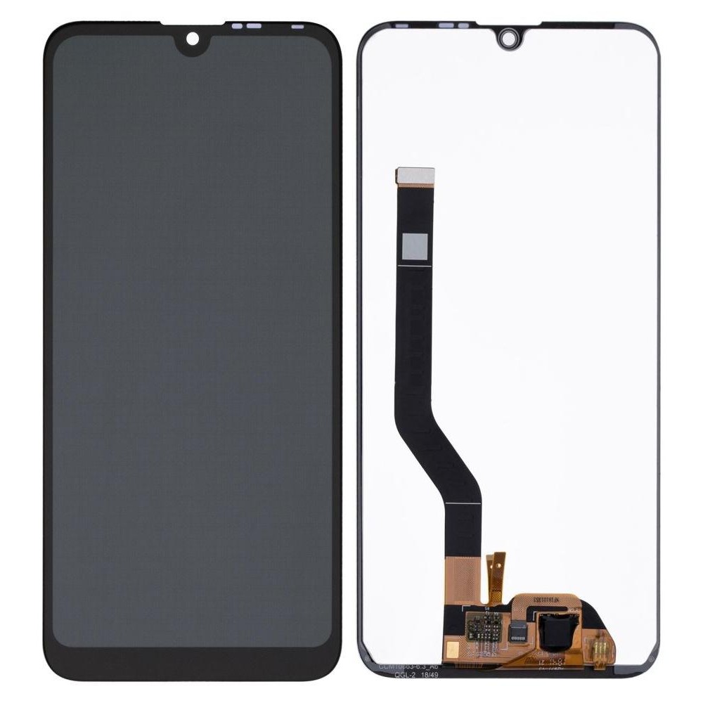 LCD with Touch Screen for Huawei Y7 2019 - Black by Maxbhi.com