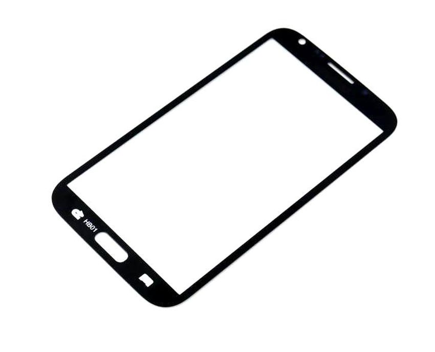 Glass For Samsung Note 2 N7100 Black - Maxbhi Com Glass For Samsung Note 2 N7100 Black - Maxbhi Com