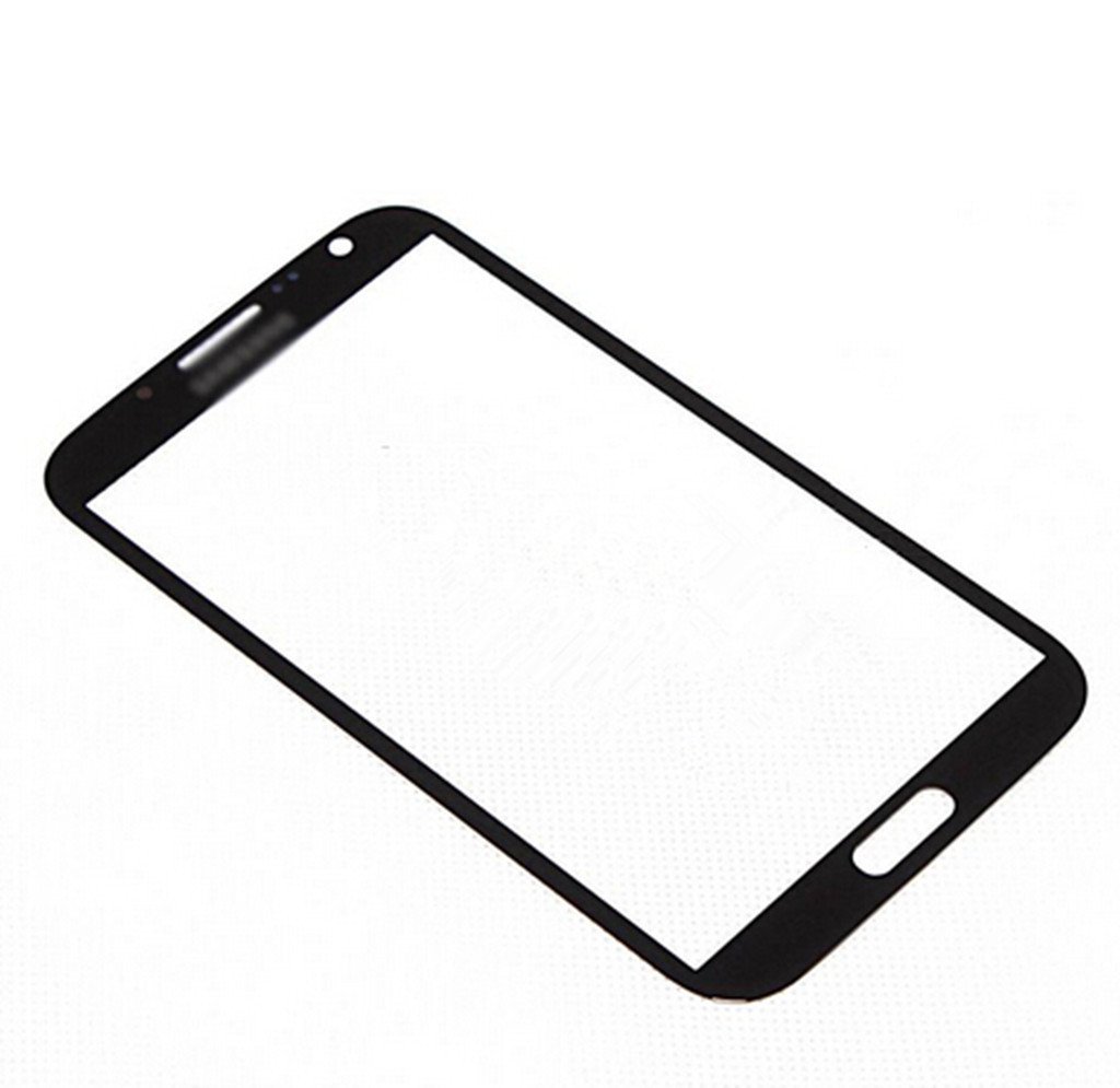 Glass For Samsung Note 2 N7100 Black - Maxbhi Com Glass For Samsung Note 2 N7100 Black - Maxbhi Com
