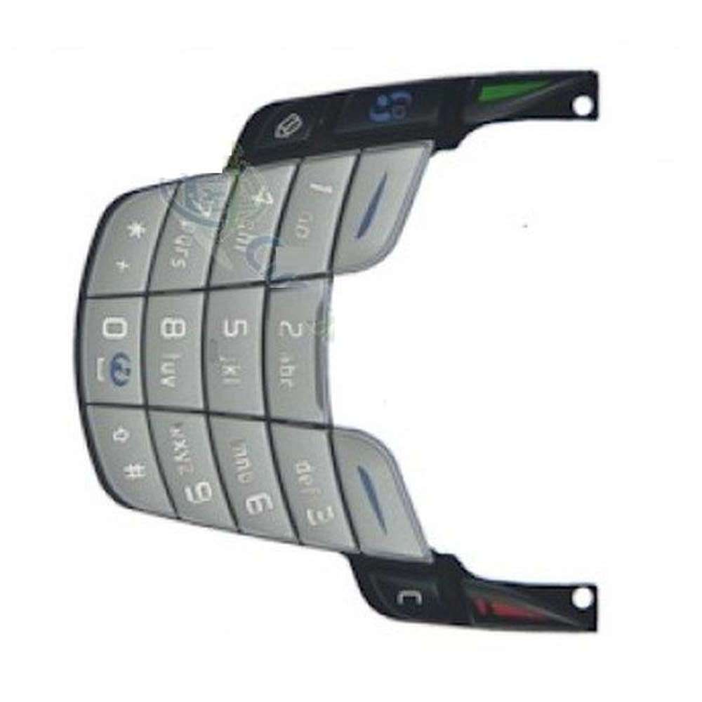 keypad for nokia 6600 latin light gray
