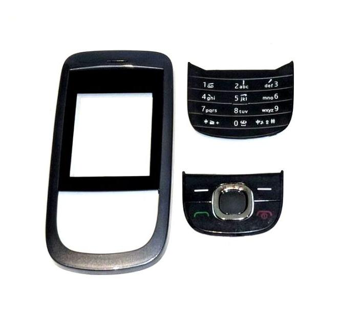 full body housing for nokia 2220 slide black