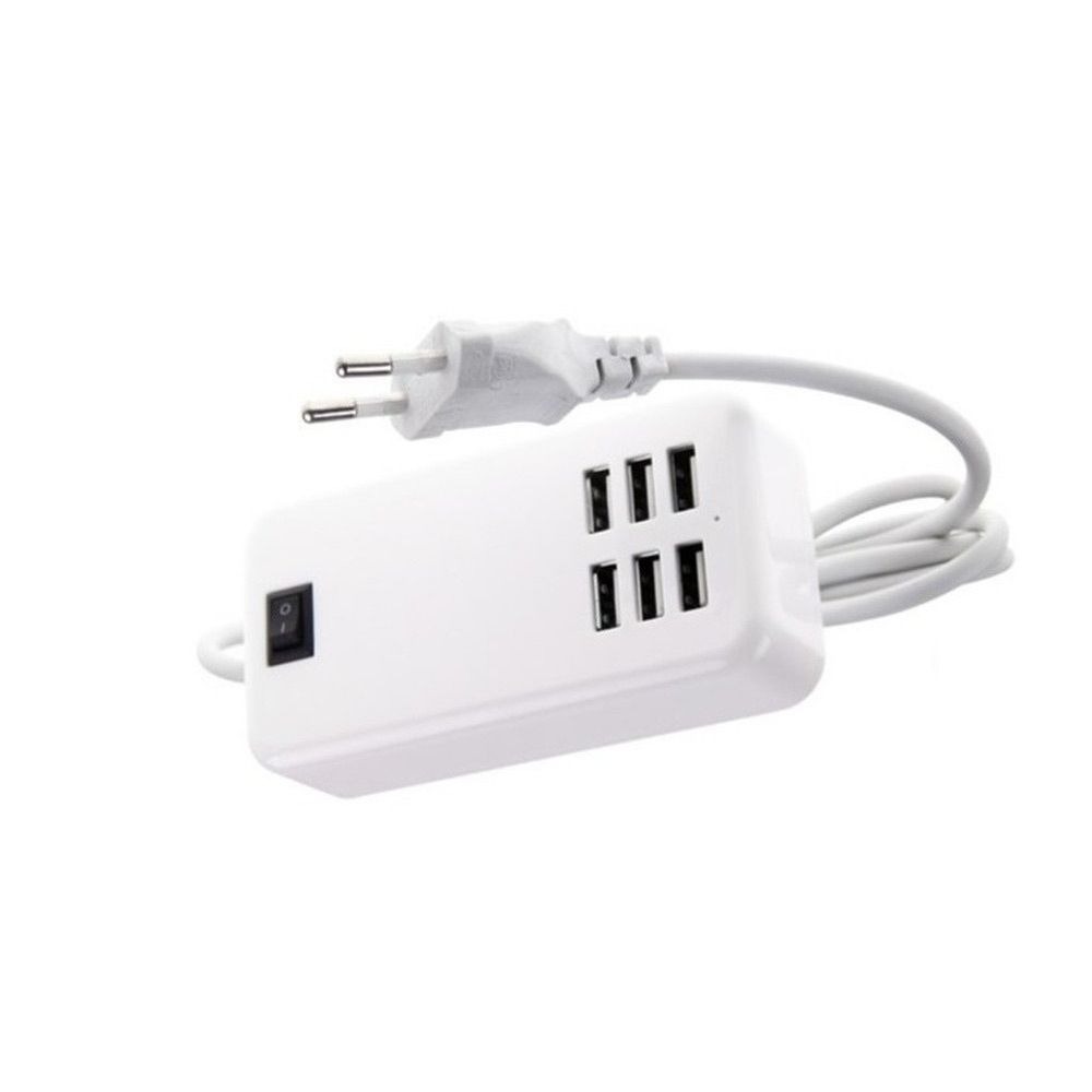 6 Port Multi Usb Highq Fast Charger For Vivo Y15 2019 Maxbhi Com