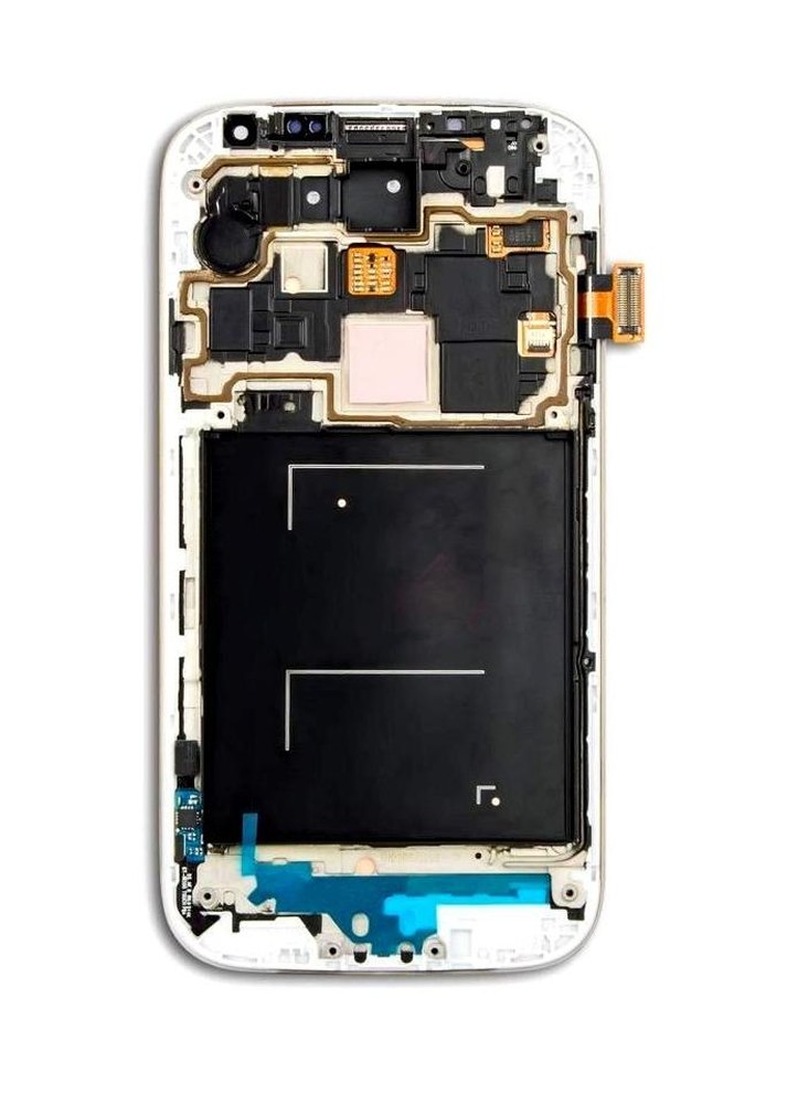 attractive picture Electronic LCD with Touch Screen for Samsung Galaxy S4 - White by Maxbhi.com