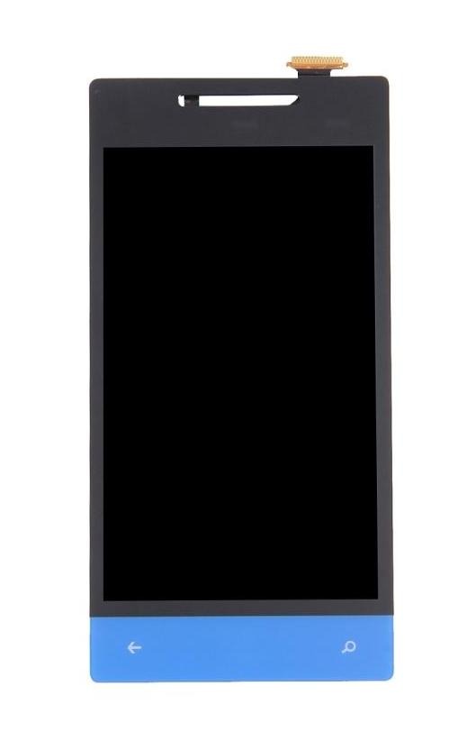 lcd with touch screen for htc windows phone 8s blue display glass combo folder