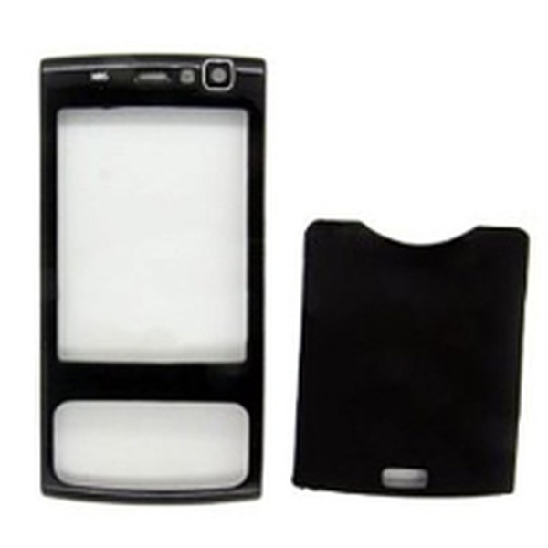 Front & Back Panel For Nokia N95 Black