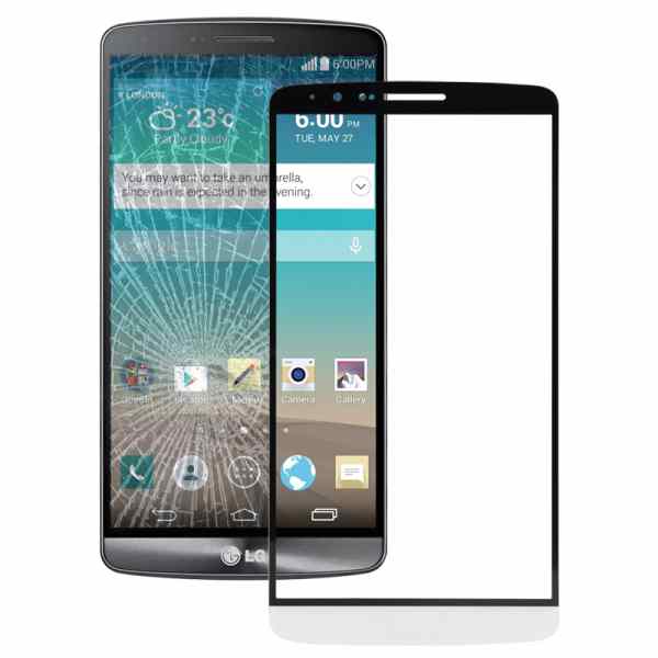Front Glass Lens For LG G3 D855 - White Front Glass Lens For LG G3 D855 - White