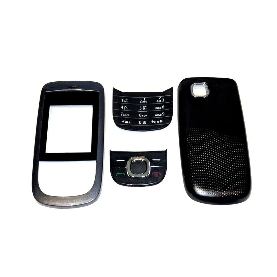 full body housing for nokia 2220 slide black