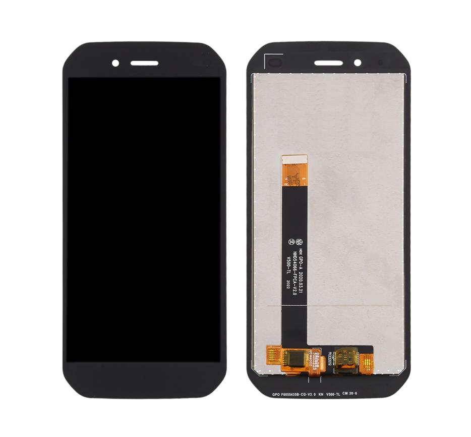 LCD with Touch Screen for Cat S42 - White by Maxbhi.com