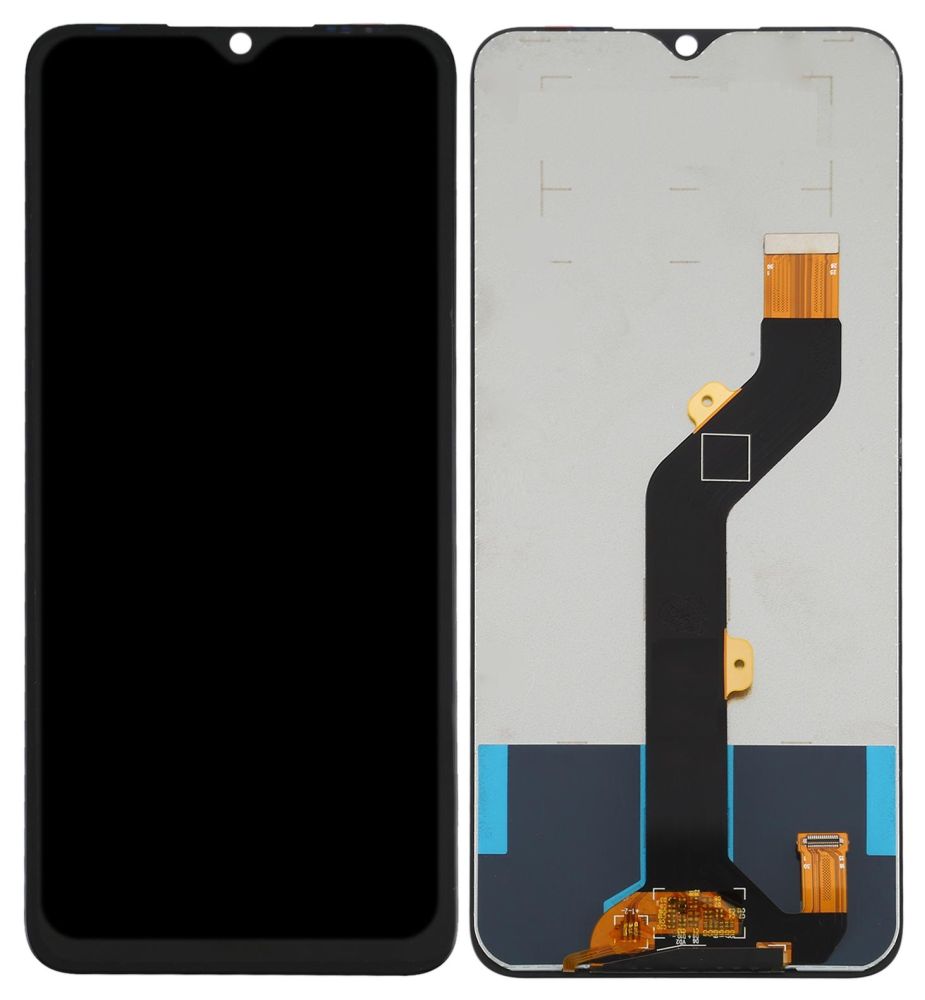 LCD with Touch Screen for Tecno Pouvoir 4 Pro - Grey by Maxbhi.com