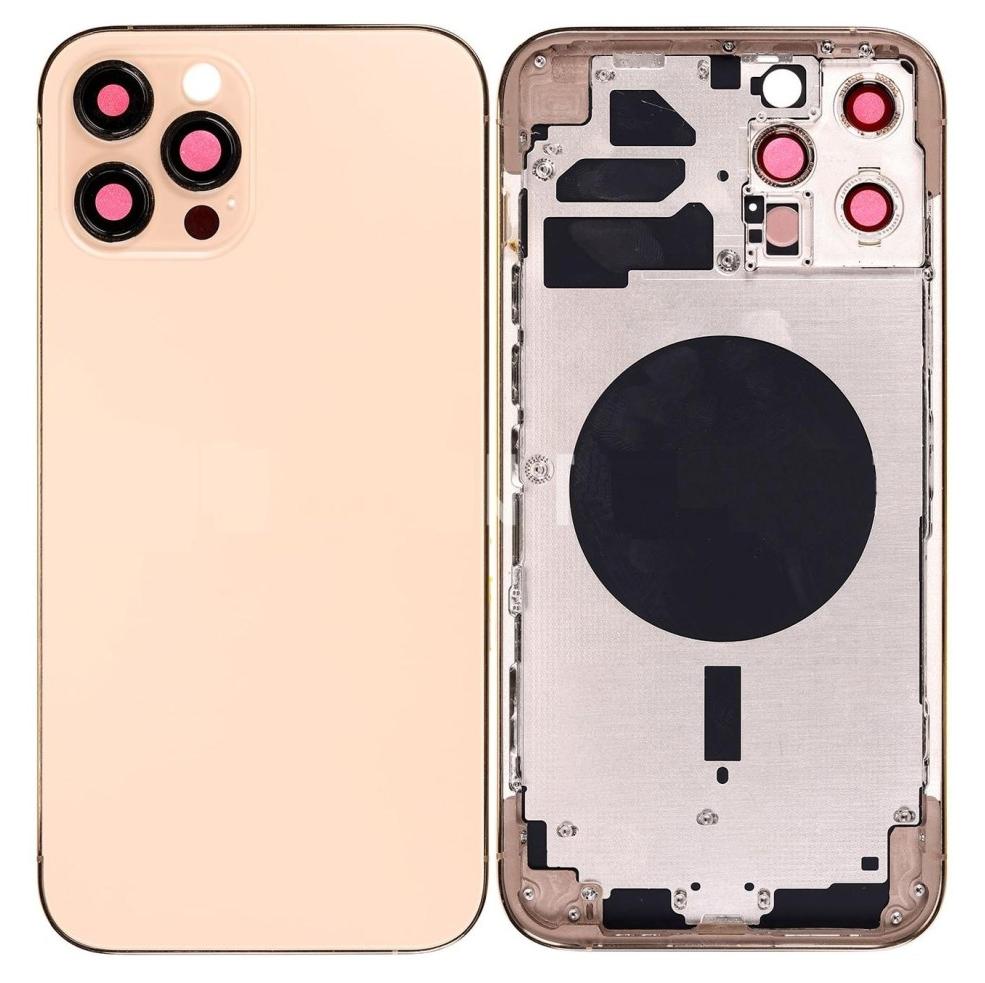 Full Body Housing For Apple Iphone 12 Pro Max Gold Maxbhi Com
