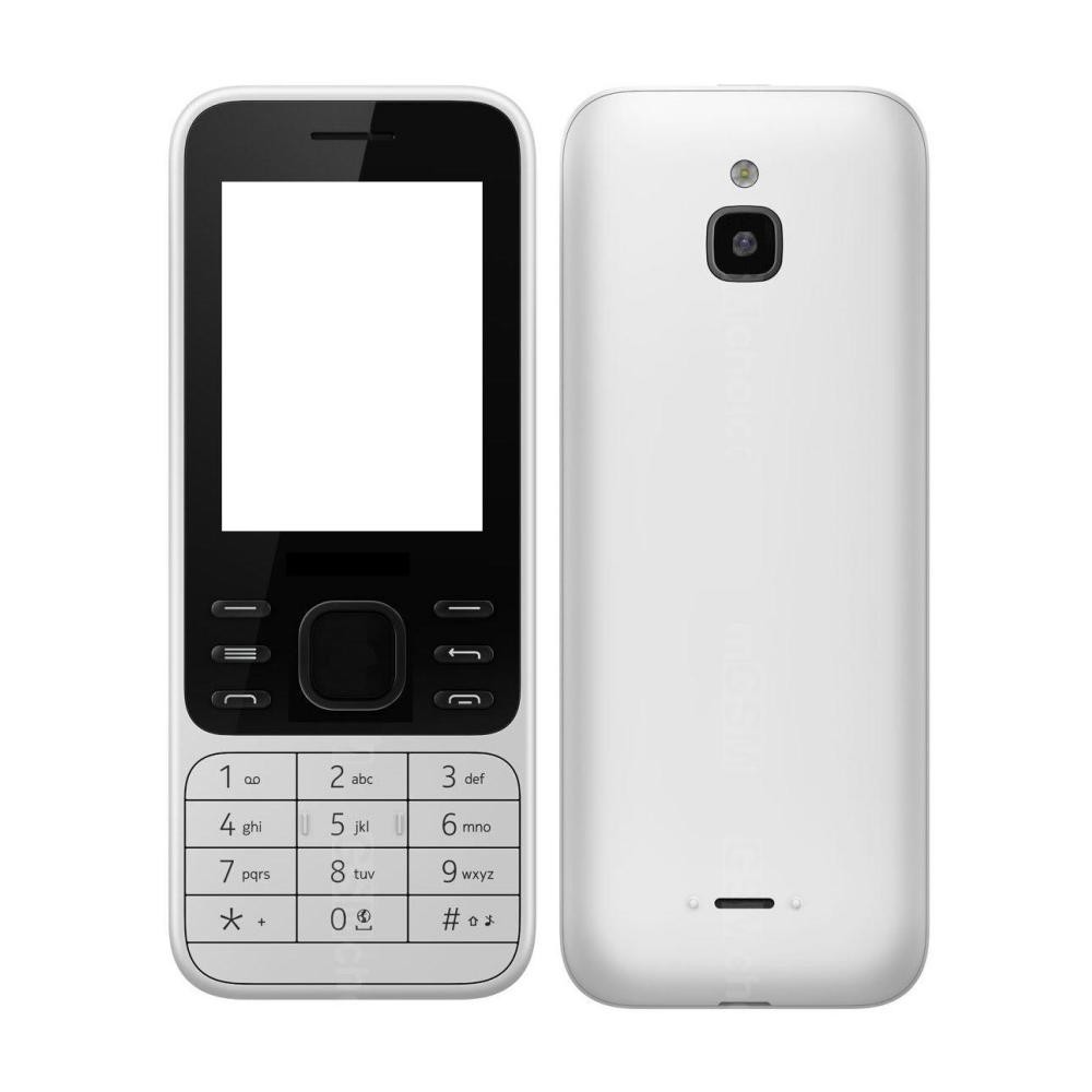 full body housing for nokia 6300 4g white