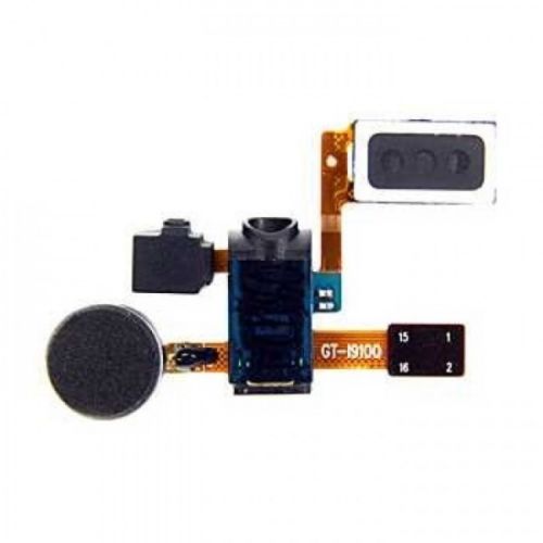 Speaker Headphone Jack Microphone Vibrator Flex cable for Samsung i9100