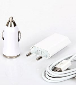 3 in 1 Charging Kit for Nokia X2 RM-1013 with USB Wall Charger, Car Charger & USB Data Cable 3 in 1 Charging Kit for Nokia X2 RM-1013 with USB Wall Charger, Car Charger & USB Data Cable