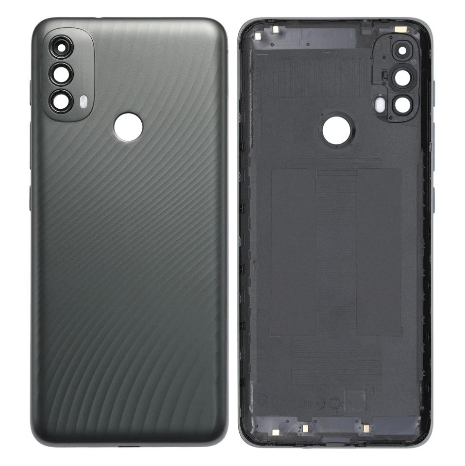 Back Panel Cover for Motorola Moto E40 Black