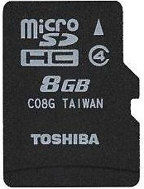 Toshiba 8 GB Micro Memory Card Toshiba 8 GB Micro Memory Card
