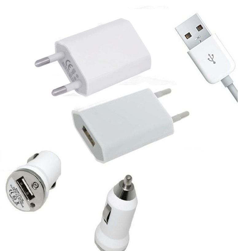 3 in 1 Charging Kit for Xiaomi Redmi 1S with USB Wall Charger, Car Charger & USB Data Cable 3 in 1 Charging Kit for Xiaomi Redmi 1S with USB Wall Charger, Car Charger & USB Data Cable