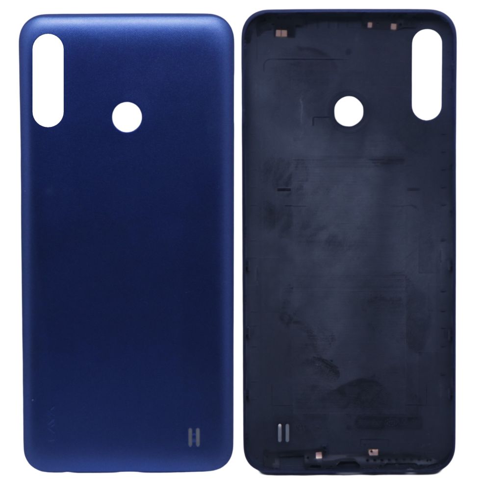 Back Panel Cover for Lava Z3 - Blue - Maxbhi.com